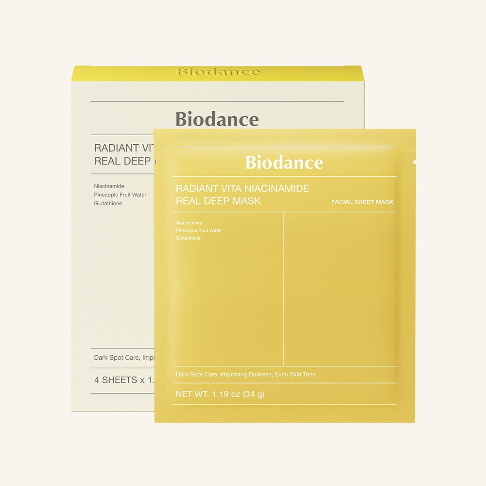 Biodance Radiant Vita Niacinamide Real Deep Mask - Box of 4